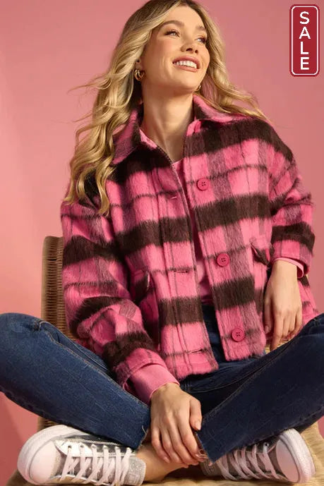 Daytona Crop Jacket - Pink