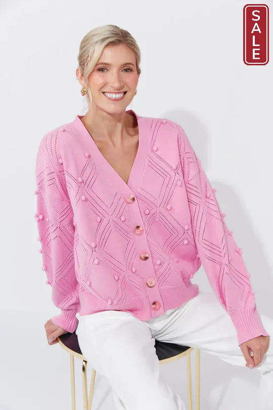 Corfu Cardigan - Musk