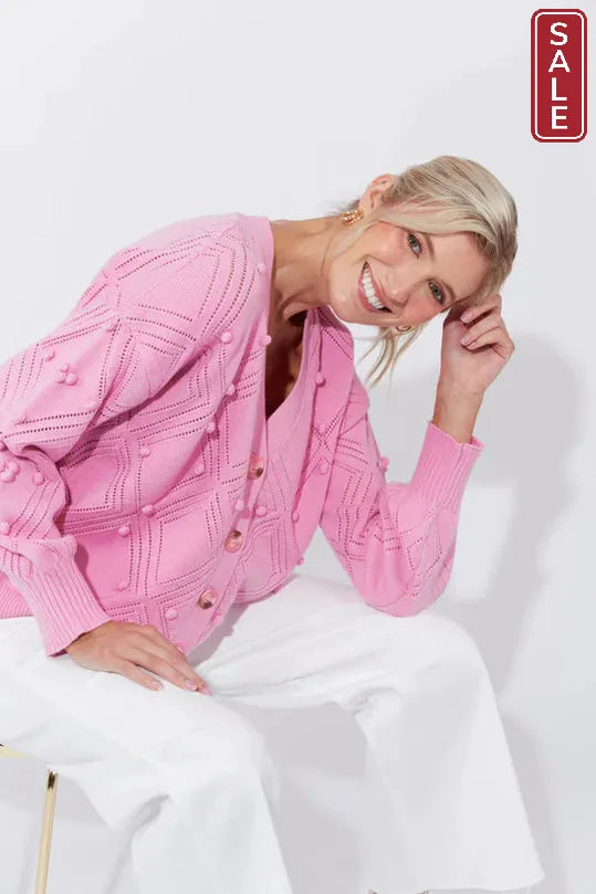 Corfu Cardigan - Musk