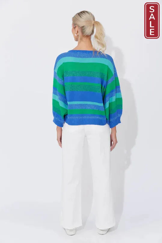 Yuma Jumper - Blue/Oasis