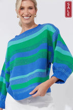 Yuma Jumper - Blue/Oasis