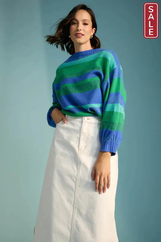 Yuma Jumper - Blue/Oasis Haven