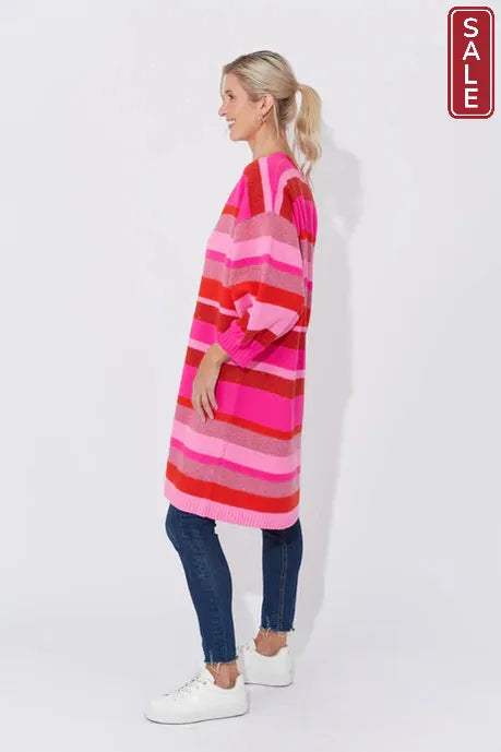 Yuma Cardigan chilli