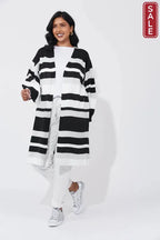 Yuma Cardigan -white/kohl