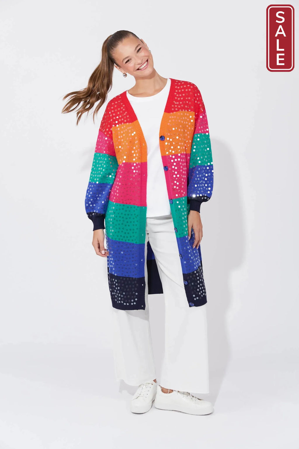 Cancun Cardigan Rainbow