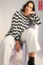 Marrakesh Jumper - White/Kohl