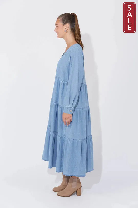 Austin Denim Maxi - Denim