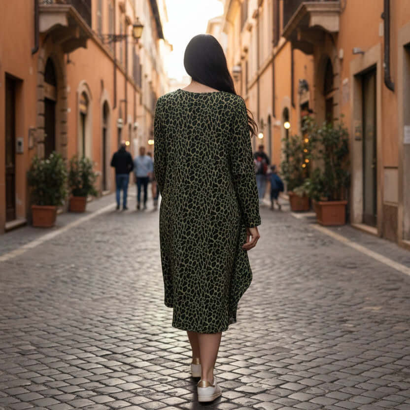 Keqioa Bubble Dress Orientique