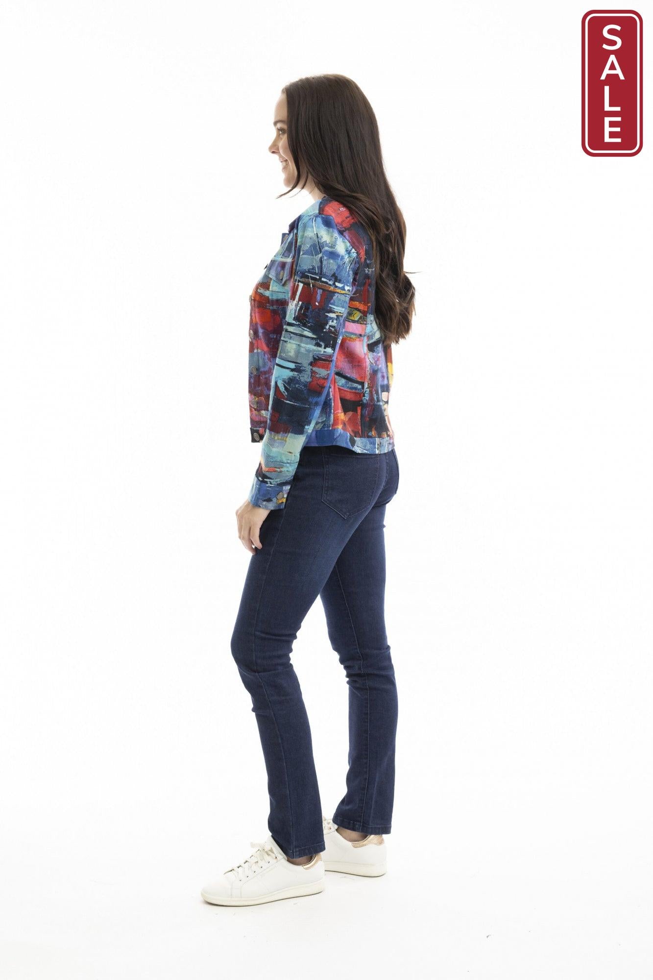 T-Shirt Biker Jacket night boats