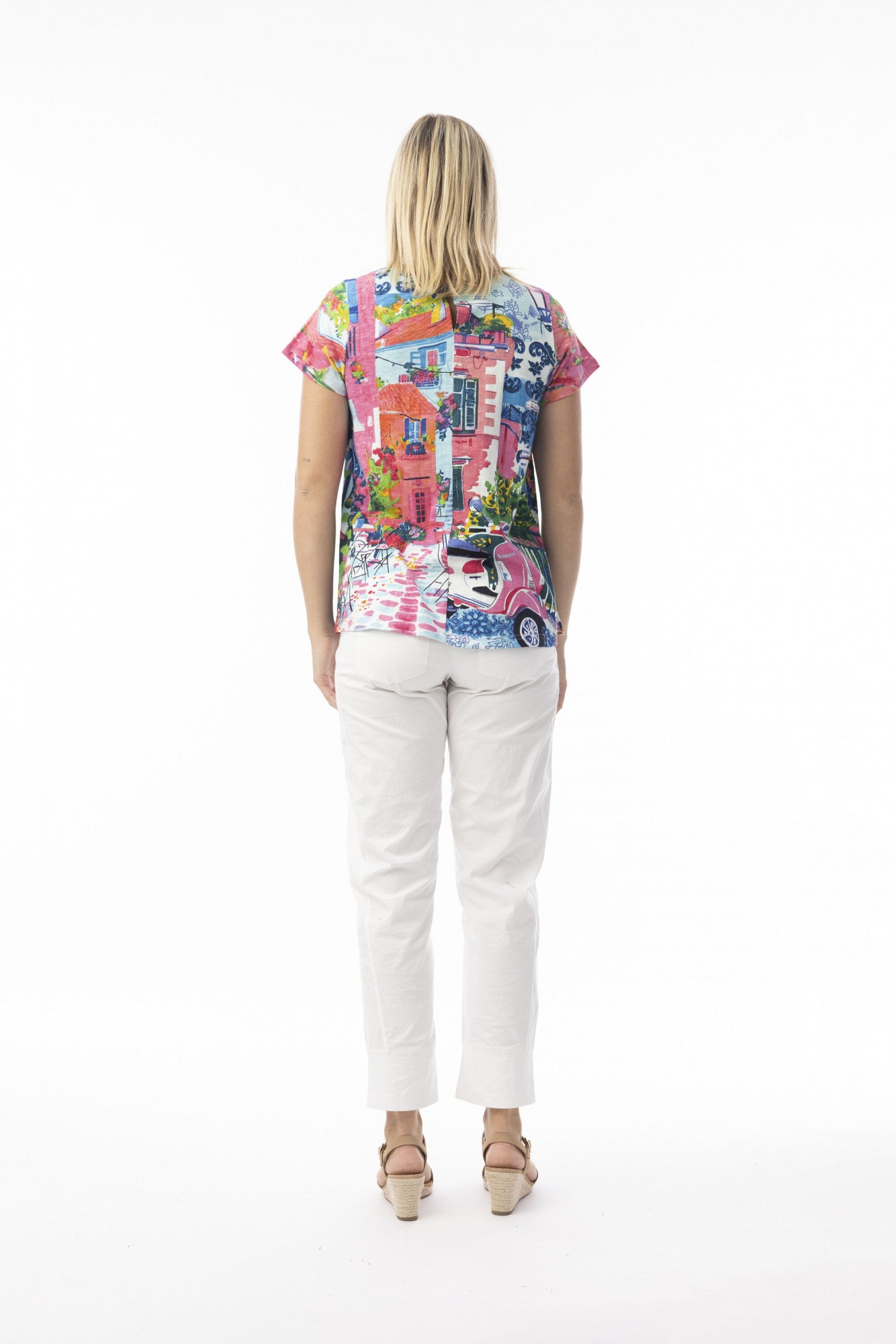 Orientique T-Shirt V-Neck -Scooter