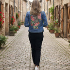Keqioa Denim Jacket Orientique