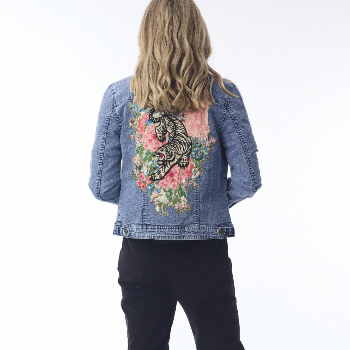 Keqioa Denim Jacket Orientique