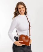 Suki Cross Body Bag Tan sassy duck