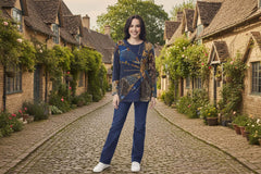 Maluka Patch top Orientique