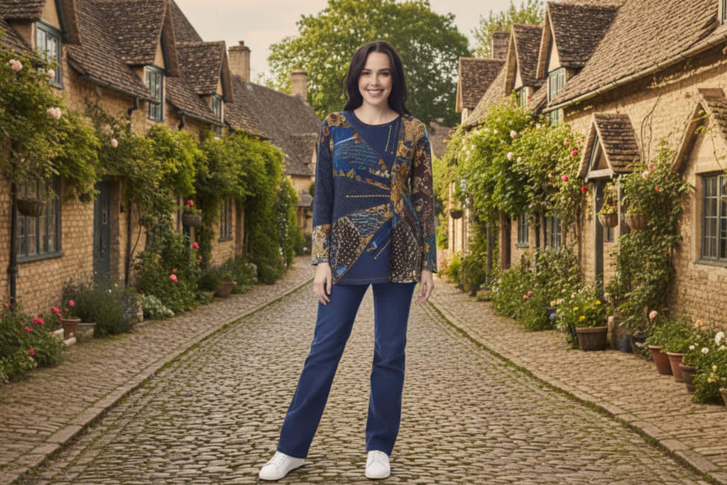 Maluka Patch top Orientique