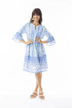 Carla Layers Dress Blue