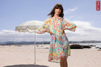 Sandy Layers Frill Sleeve Dress