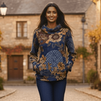 Maluku Cowl Top Orientique