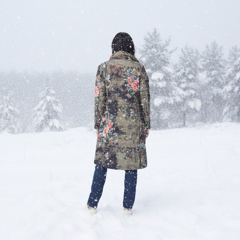 Keqioa Puffer coat Orientique