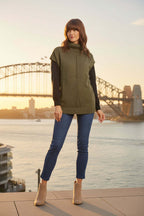 Turtle Neck Knit Top Orientique
