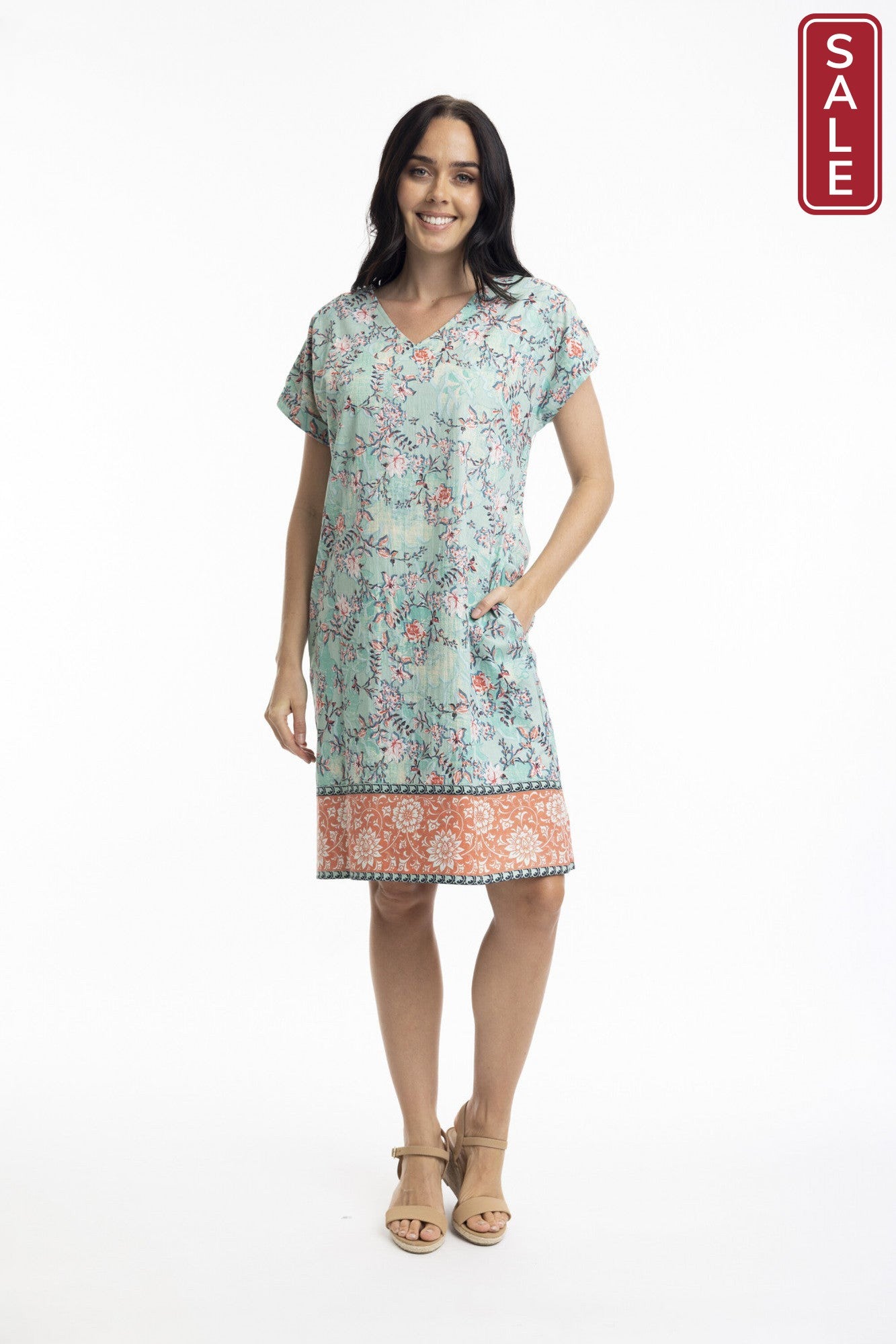 Ishigaki Reversible Short Sleeve Dress