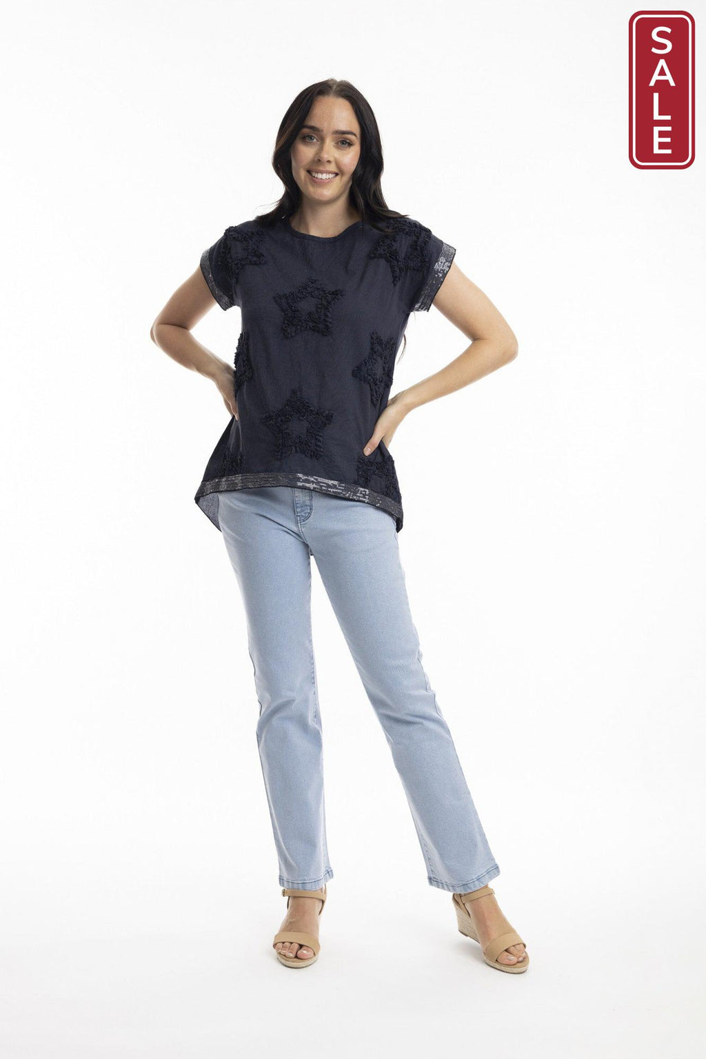 Embellished Top with Star