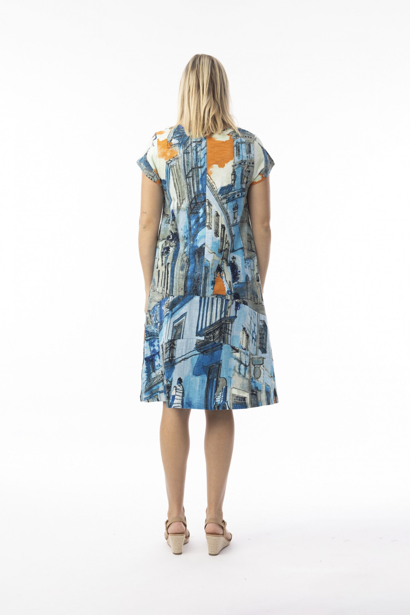 Tower Blue Shift Dress
