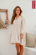 JG Linen Striped Dress