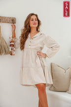 JG Linen Striped Dress