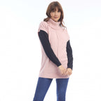 Turtle Neck Knit Top Orientique