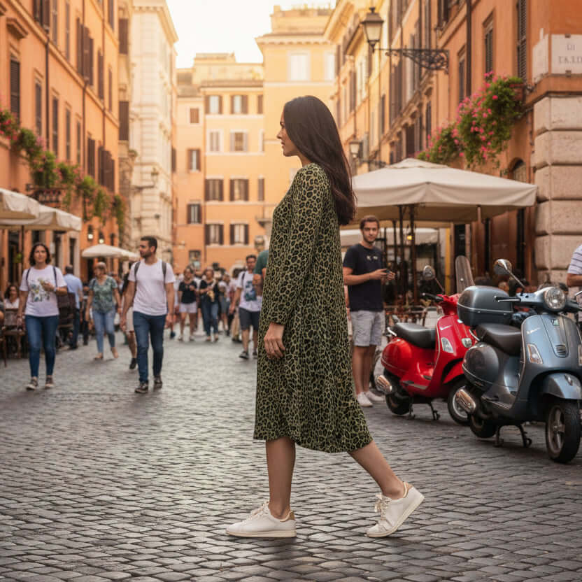 Keqioa Bubble Dress Orientique