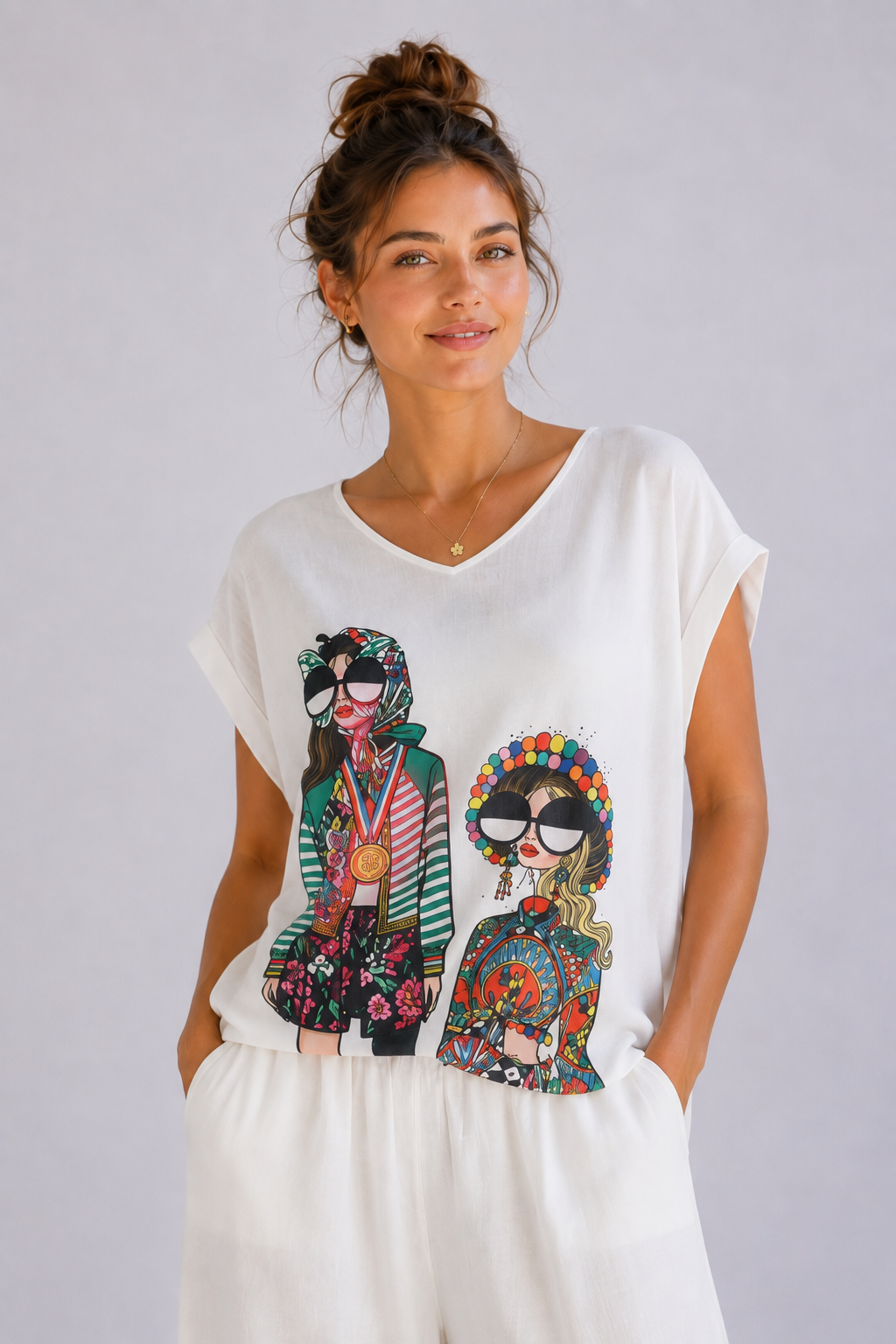Matilde Glasses Top