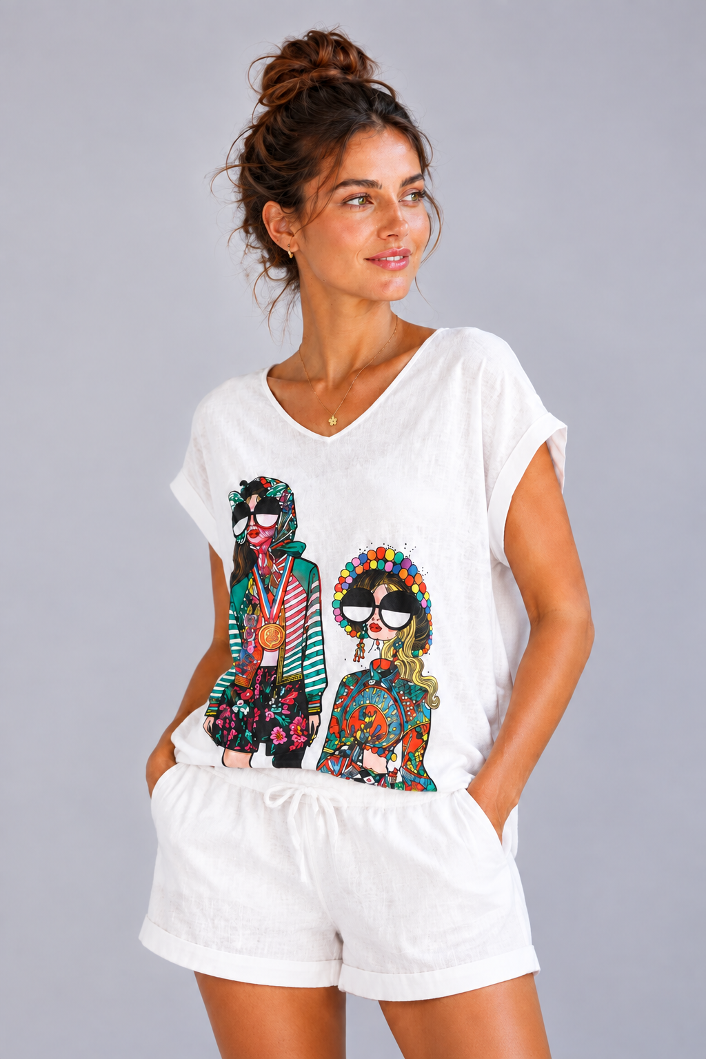 Matilde Glasses Top