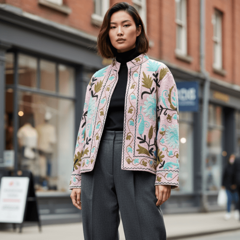 Sujami Floral  Jacket Mandala