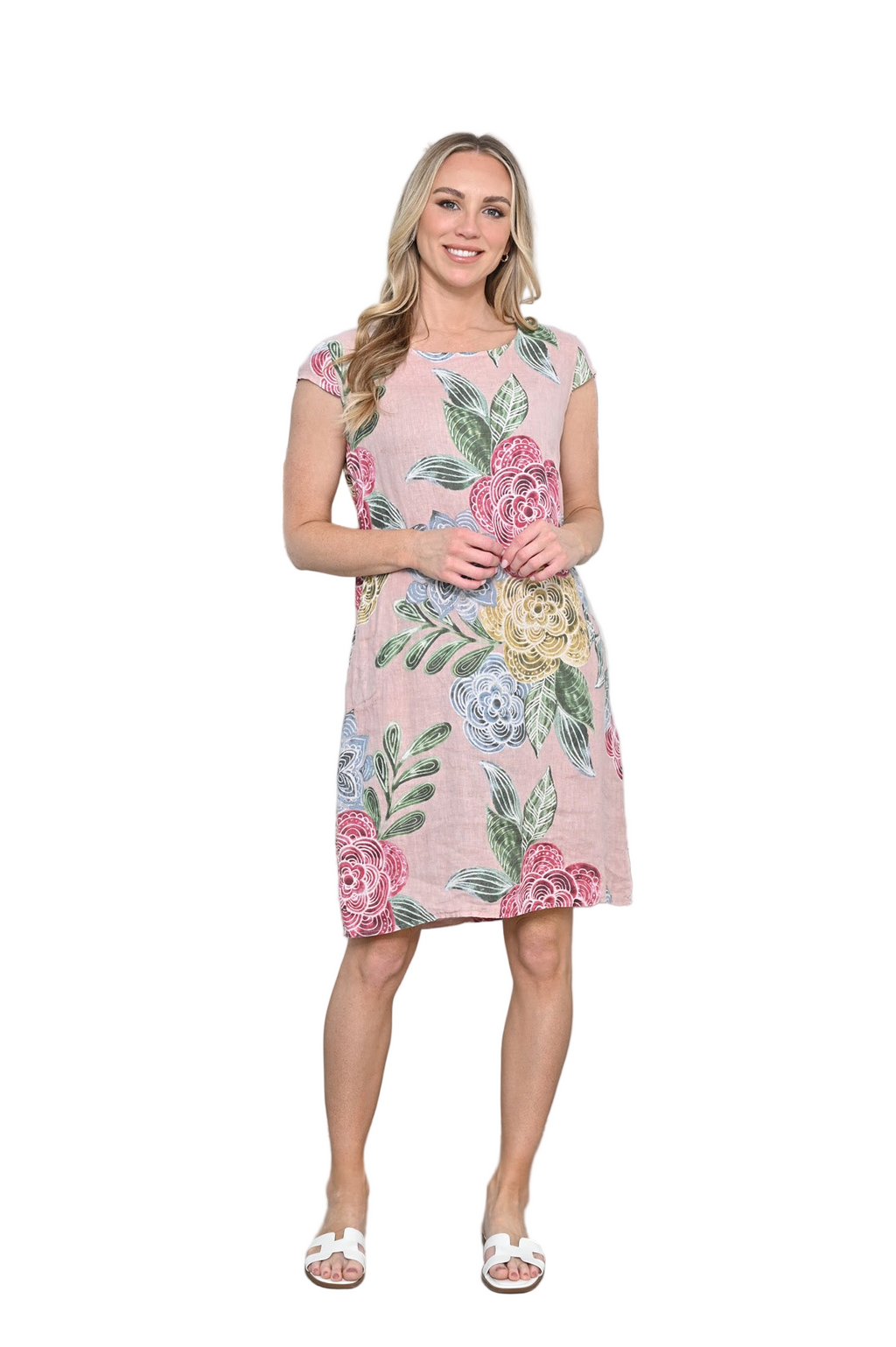 AE  Panel floral Dress pink