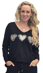 Amold 3 Heart knit