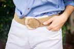 Marble Buckle Stretch Belt So in style