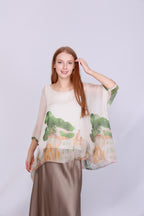 Palak Silk Top