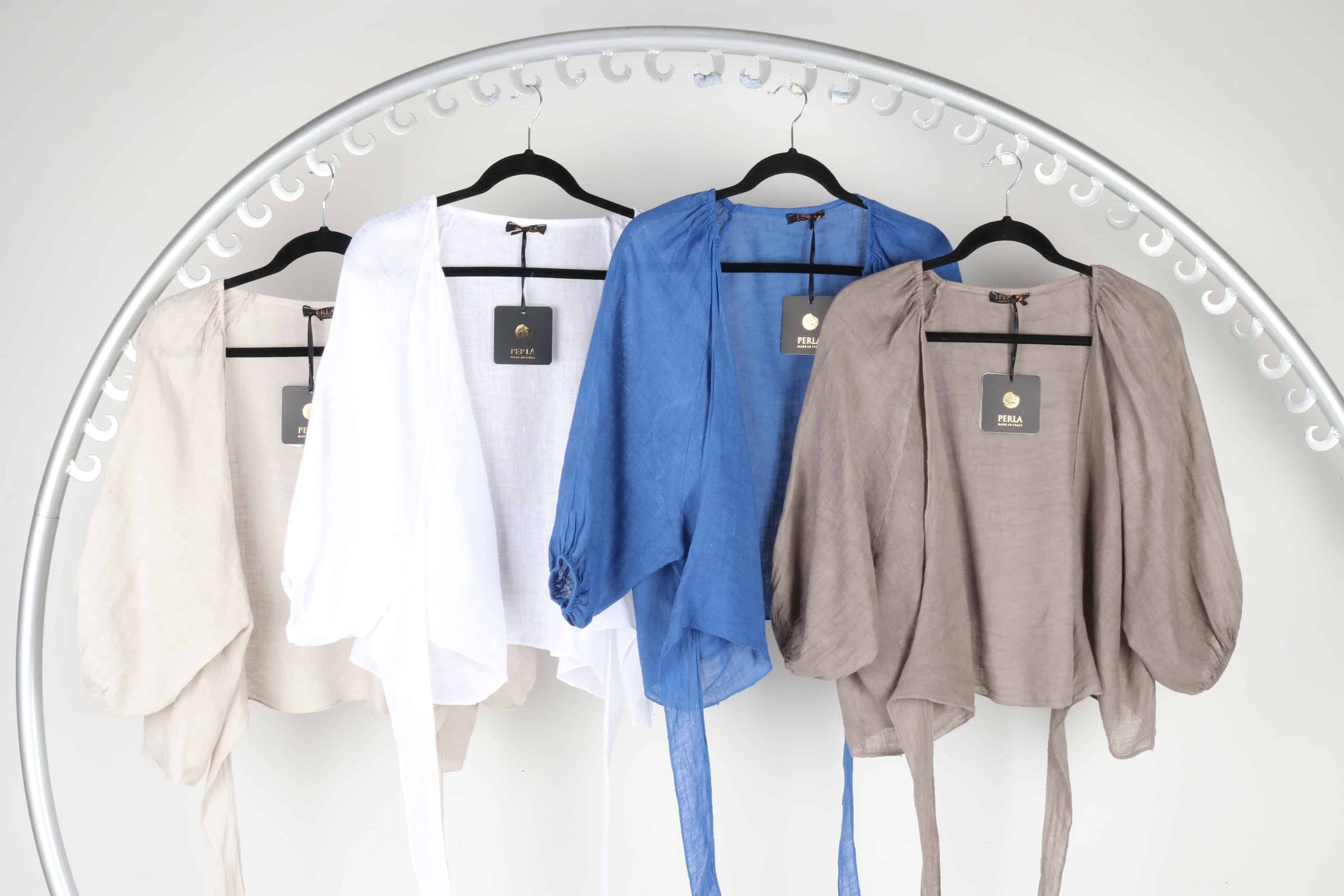 Zahra Linen Tie Jacket