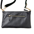 Atn Crossbody Leather Bag featuring a stylish detachable strap and gold-tone hardware, perfect for versatile elegance.