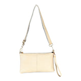 Atn Crossbody Leather Bag featuring detachable strap and wristlet in elegant beige.