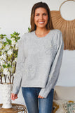 Cherie Pearl flower  jumper