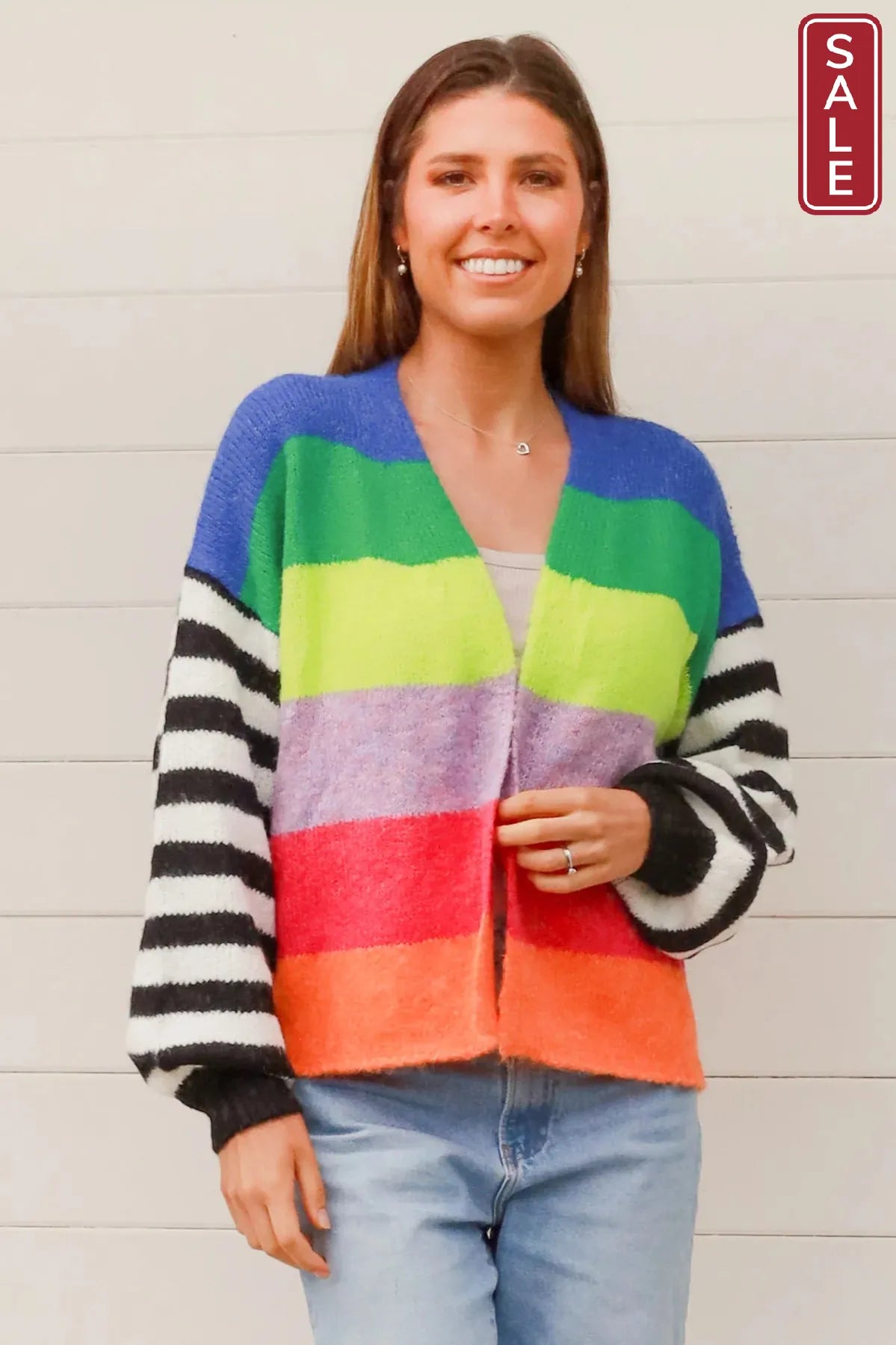 Sandra  Striped Cardigan