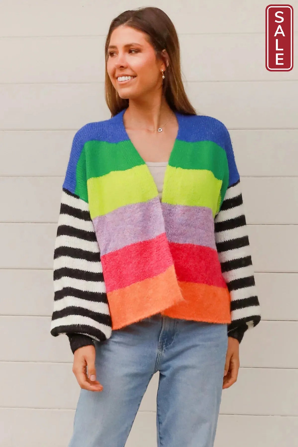 Sandra  Striped Cardigan