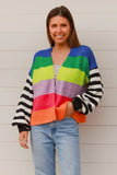 Sandra  Striped Cardigan
