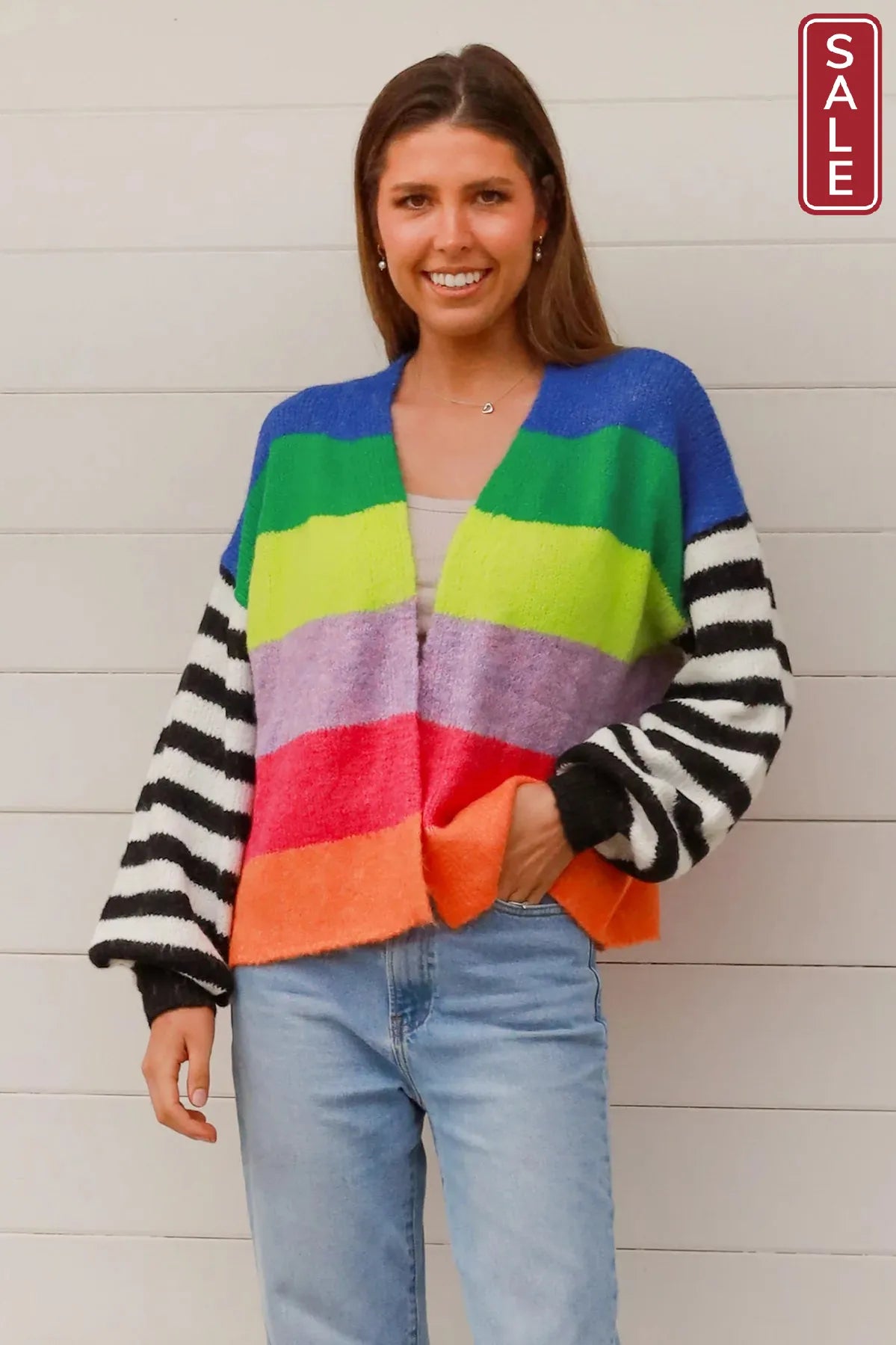 Sandra  Striped Cardigan