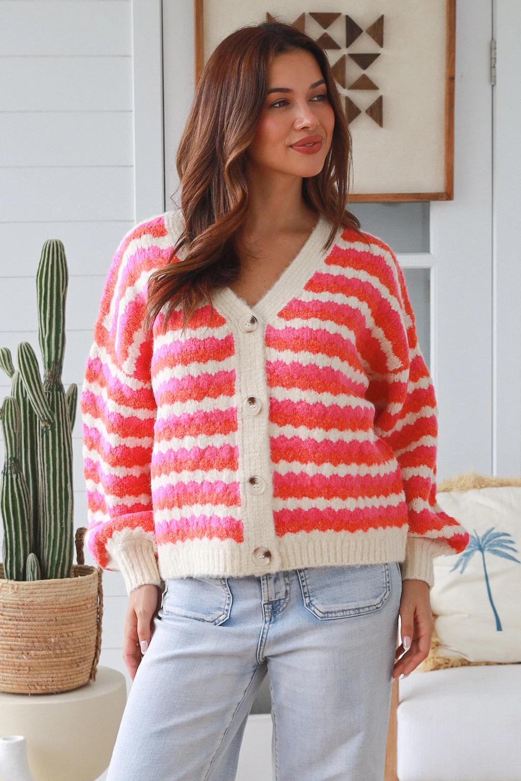 Penelope Wool Blend Cardigan Charlotte The Label