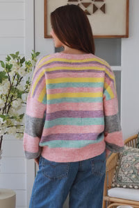 Gabby Multi Coloured Cardigan Charlotte The Label