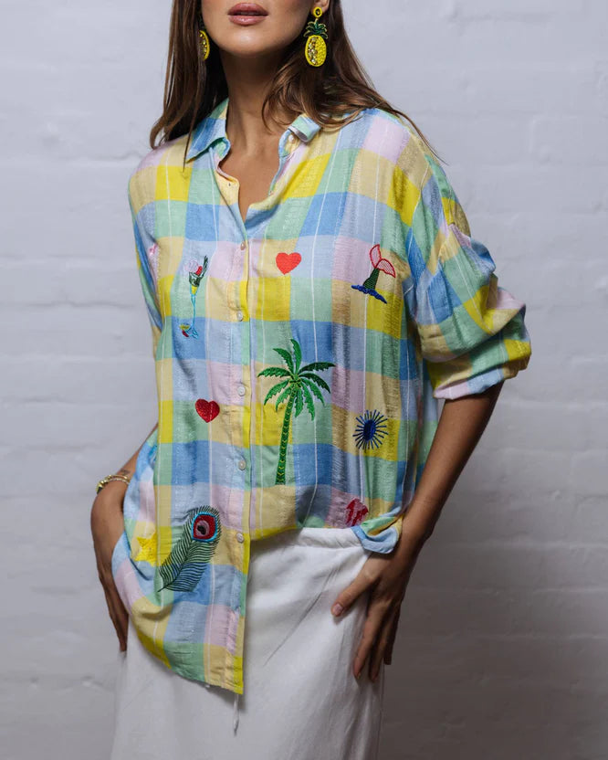 ZD Cotton check shirt