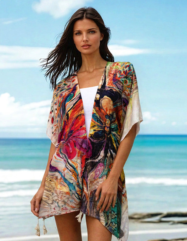 Patterned Lightweight Cape